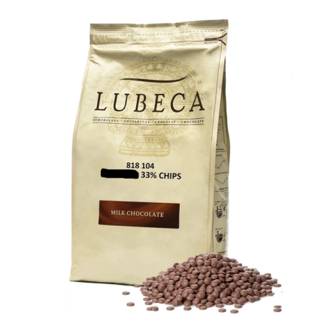 Ciocolata cu lapte de 33% de cacao si extract natural de vanilie 1kg