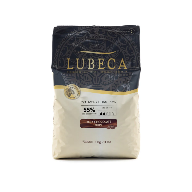 Ciocolata profesionala neagră 55% 1kg