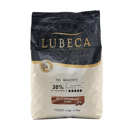 Премиальный молочный шоколад  38%  какао Lubeca 5kg