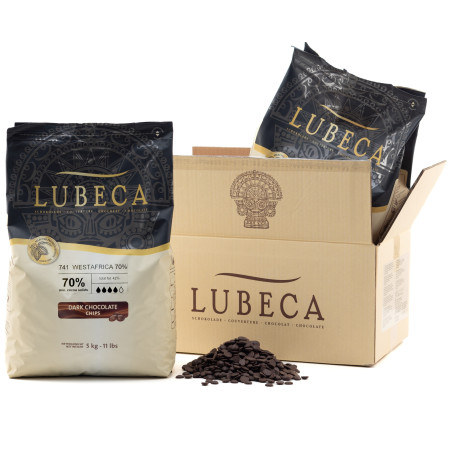 Ciocolata neagră 70% de cacao, blend de Gana si Cote de Voire 1kg