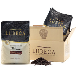 Ciocolata neagră 70% de cacao, blend de Gana si Cote de Voire 1kg